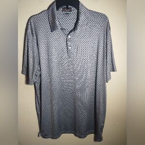Rafter C Shirt Western Golf Polo Performance Pearl Snap Geometric